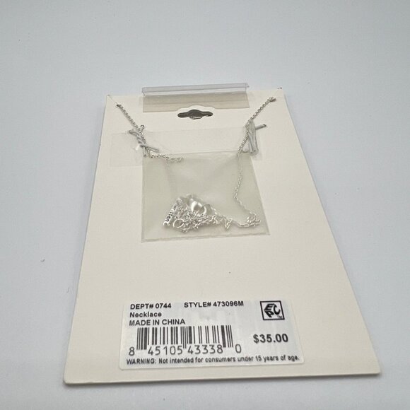 UNWRITTEN Infinity "Hope" and Cross Slider Necklace in Silver-tone MSRP $35 NWT - Picture 4 of 4